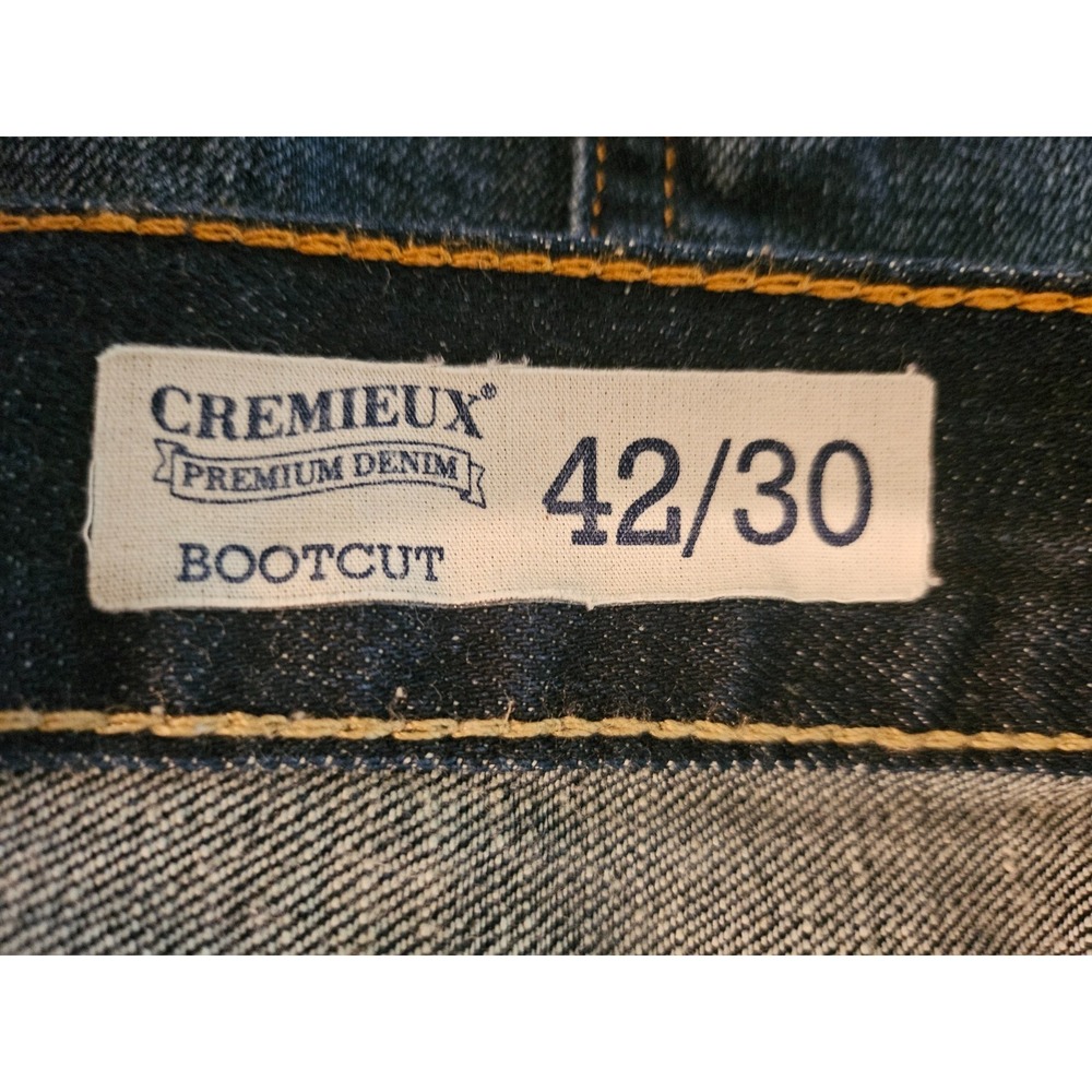 Cremieux Men's 42/30‎ Blue Jeans Bootcut Straight Leg